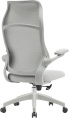 Кресло Cactus CS-GMC505-GY, сетка/ткань, до 100кг, откидные подлокотники,  серый