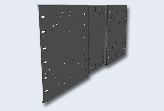 TNTV MP-1 Монтажная панель VESA 75/100, для удлинителей/переключателей/контент-плееров