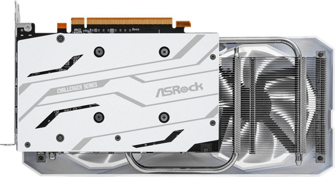 Видеокарта ASRock RX6600 Challenger White 8GB GDDR6 HDMI DPx3 2FAN RTL RX6600 CLW 8G
