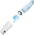 Ручной пылесос (handstick) KitFort КТ-586-2, 600Вт, голубой/белый
