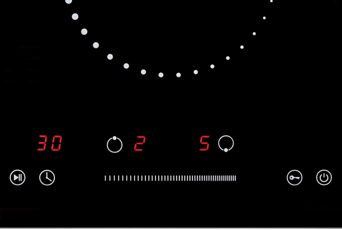 Электрическая варочная поверхность Krona Corto 30, конфорок: 2 шт.,  стеклокерамика,  независимая, черный