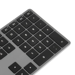 Беспроводная клавиатура Satechi Slim X3 Bluetooth Keyboard-RU. Раскладка - Русская. Цвет- Серый космос.