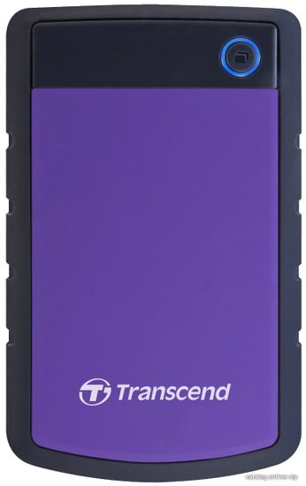 2ТБ Внешний диск HDD Transcend StoreJet 25H3P TS2TSJ25H3P, USB 3.0, фиолетовый