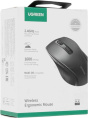 Мышь UGREEN M511 45012 Ergonomic Contoured-Shape Design Wireless Mouse 2.4 GHz - Black 45012_