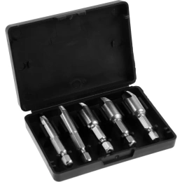 Набор экстракторов ТУНДРА  шестигранный хвостовик, 5 шт. 2393924