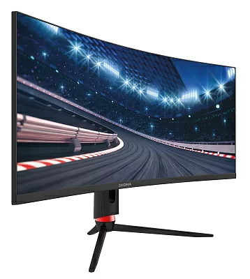 Монитор Digma 34" Overdrive 34A710Q черный VA LED 1ms 21:9 HDMI M/M матовая HAS Piv 450cd 178гр/178гр 3440x1440 G-Sync DP 2K USB 7.1кг