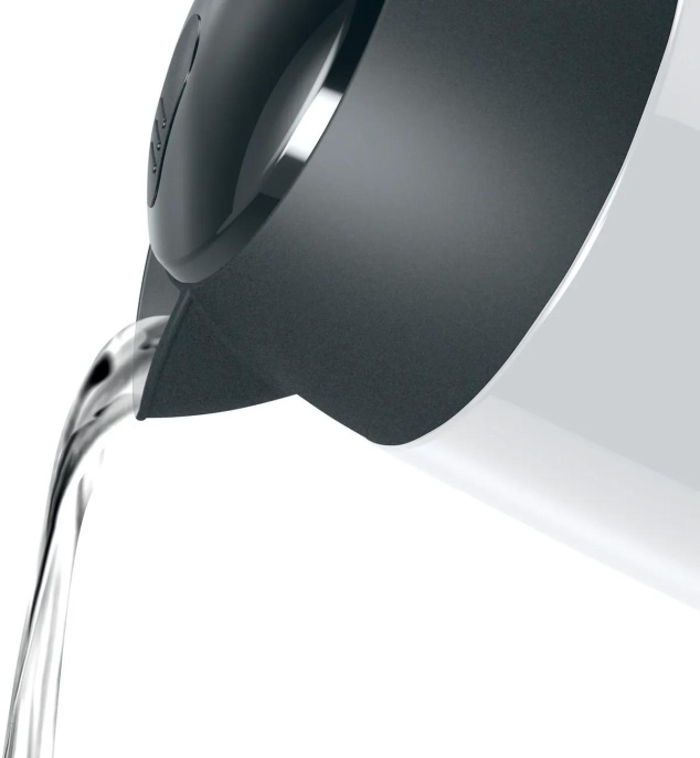 Электрочайник Bosch TWK3P421 (мощность: 2400 Вт, объем 1.7 л, съемный фильтр, автоматическое отключение при закипании, защита от перегрева, цвет белый/черный)
