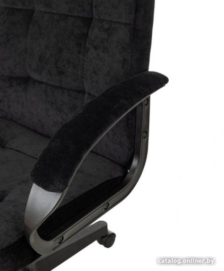 Кресло руководителя Бюрократ CH 002 Fabric черный 3C11 крестов. пластик