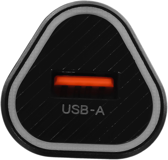 Автомобильное зарядное устройство Buro BUCL1,  USB-A,  18Вт, 3A, черный [bucl18p100bk]