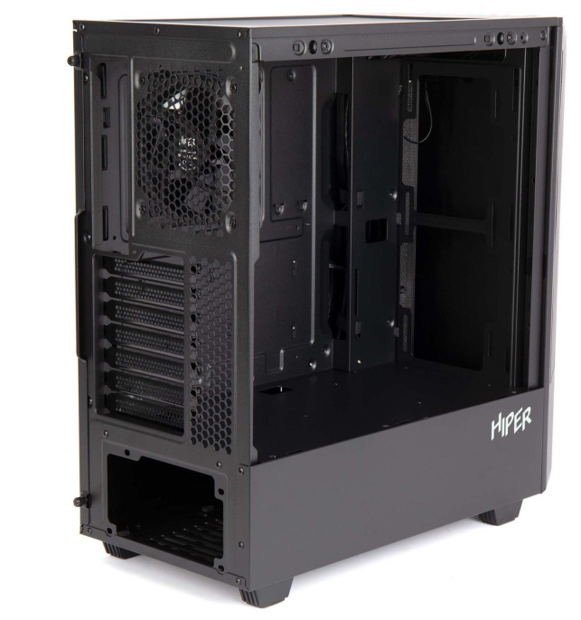 Корпус ATX HIPER PB81, Midi-Tower, без БП,  черный