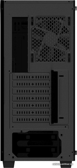 Корпус Gigabyte C200 Glass Черный GB-C200G сталь, пластик, окно: закаленное стекло, 2хUSB3.0, без БП, 2х3.5"/2.5" HDD, 2х2.5'' SSD, 7 слотов расширения, ATX, максимальная длина видеокарты