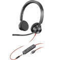  Poly BW 8X221AA 3325 -M USB-C HS +USB-C/A Гарнитура проводная