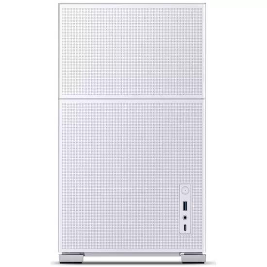 Корпус без блока питания Case JONSBO D31 MESH, Mini-Tower, TG, no fan, 1xUSB-A 3.2 + 1xUSB-C 3.2, mATX, mDTX, mITX White (D31 MESH White)