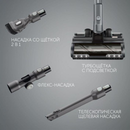 Ручной пылесос (handstick) RED SOLUTION RV-UR3200, 400Вт, серый/серый