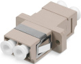 Cabeus DLC-DLC-MM Проходной соединитель LC-LC duplex, MM(для многомодового кабеля), корпус пластмассовый (SC Adapter Simplex dimension)
