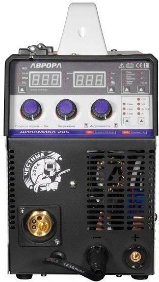 Сварочный полуавтомат АВРОРА Динамика 205 СИНЕРГЕТИК ПУЛЬС,  инвертор [37559]