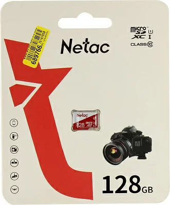 Карта памяти Netac NT02P500ECO-128G-S microSDXC Memory Card 128Gb UHS-I U1 Class10