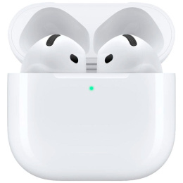 Наушники Apple AirPods 4 A3050,A3053,A3058, Bluetooth, вкладыши, белый [mxp63za/a]