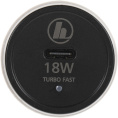 Автомобильное зарядное устройство HAMA H-183327, USB-C, USB-C, 18Вт, 3A, черный [00183327]