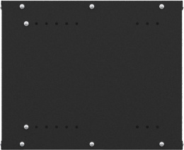 Шкаф коммутационный NTSS Lime NTSS-WL9U5545GS-BL настенный 9U 550x450мм пер.дв.стекл несъемн.бок.пан. 30кг черный 370мм 12кг 110град. 500мм IP20 сталь
