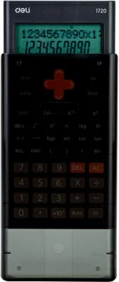 Калькулятор научный Deli E1720-black черный 12-разр.