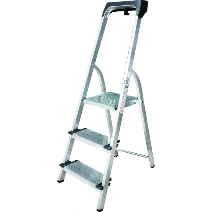 Алюминиевая стремянка с органайзером Новая Высота 3 ступени 1118103