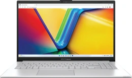 Ноутбук ASUS Vivobook Go 15 E1504FA-BQ1074 15.6" 1920 x 1080, IPS, 60 Гц, AMD Ryzen 5 7520U, 8 ГБ LPDDR5, SSD 512 ГБ, видеокарта встроенная, без ОС, цвет крышки серебристый, аккумулятор 50 Вт·ч, цвет корпуса серебристый