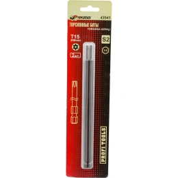 Биты торсионные с отверстием TORX (2 шт; Т15H; 200 мм) SKRAB 43541