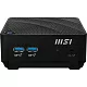 Неттоп MSI Cubi N JSL-043BRU slim PS N6000 (1.1) UHDG noOS GbitEth WiFi BT 65W черный