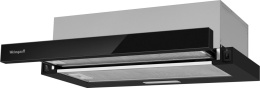 Вытяжка встраиваемая Weissgauff TEL 600 Glass черный управление: кулисные переключатели 1 мотор