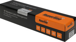 Кабельный органайзер гориз. Hyperline (CM-2U-PL-COV) односторонний пальцы 2U шир.:19" глуб.:85.5мм