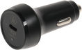 Автомобильное зарядное устройство HAMA H-183327, USB-C, USB-C, 18Вт, 3A, черный [00183327]