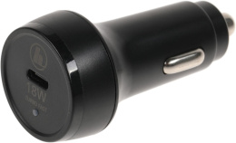 Автомобильное зарядное устройство HAMA H-183327, USB-C, USB-C, 18Вт, 3A, черный [00183327]