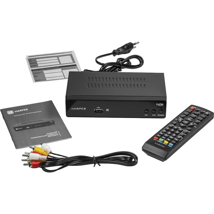 Цифровой телевизионный приемник Harper DVB-T2 HDT2-5010 H00001478