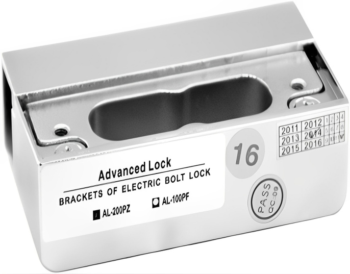 Уголок для электромеханического замка ZKTeco AL-100PF кронштейн электрического болта в бескаркасной стеклянной двери, толщина дверей: 8-12мм