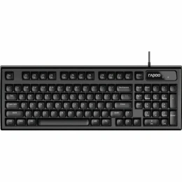 RAPOO Клавиатура проводная NK2800, цвет - черный (13143)