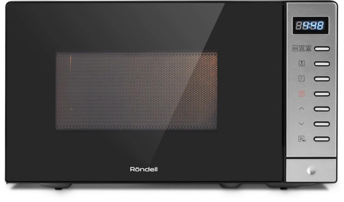 Микроволновая печь Rondell RDE-MW203, 700Вт, 20л, черный /серебристый