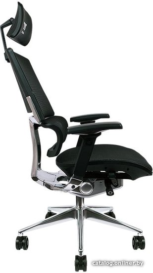 Офисное кресло Thermaltake Cyberchair E500 Black GGC-EG5-BBLFDM-01 для руководителя, механизм мультиблок, максимальная нагрузка 150 кг