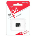 Micro SecureDigital 64GB Smartbuy Class 10 без адаптера LE SB64GBSDCL10-00LE