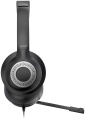 Гарнитура Acer OHW309,  для компьютера, накладные,  проводные USB/3,5 мм, черный [zl.hdsee.004]