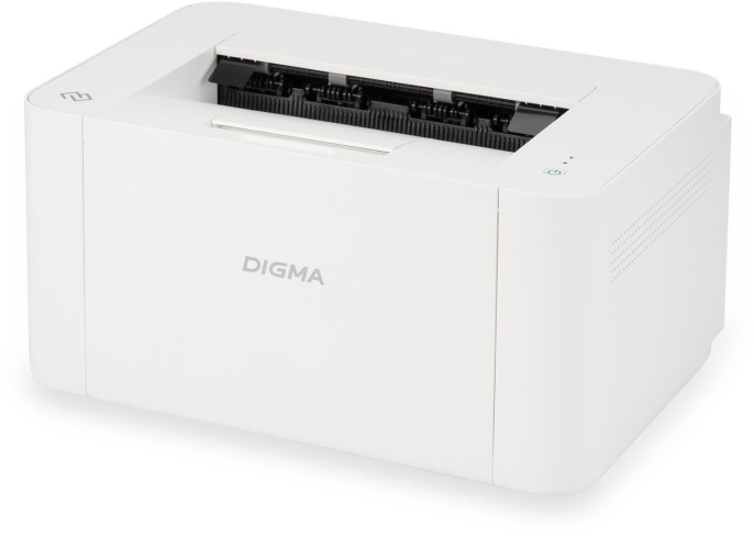 Принтер лазерный Digma DHP-2401 черно-белая печать, A4, белый
