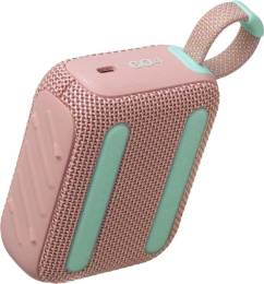 Колонка портативная JBL Go 4, 4.2Вт, розовый [jblgo4pink]