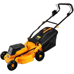 DEKO DKLM40V Газонокосилка аккумуляторная бесщеточная [083-2018] { 2х20В, 2x4.2 A ч, двойное з/у, 370мм }