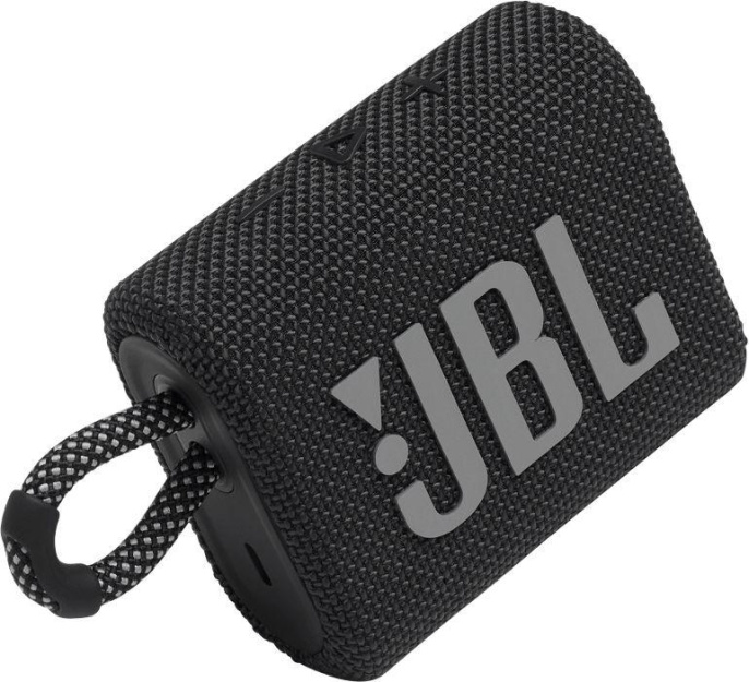 Колонка портативная JBL GO 3, 4.2Вт, черный [jblgo3blk]