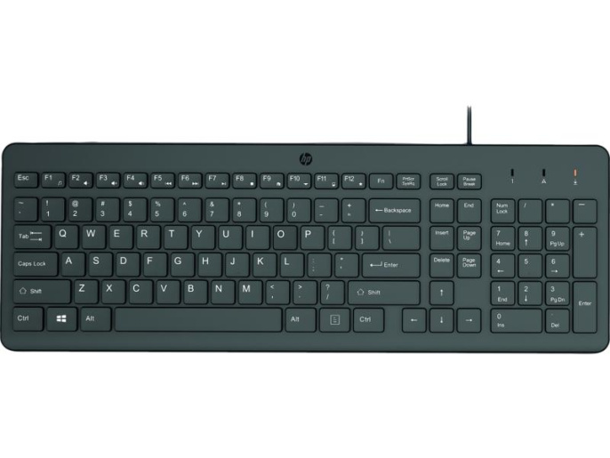 клавиатура Keyboard HP 150 Wired black ENG/RUS 664R5AA#ACB