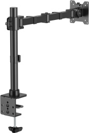 Кронштейн для мониторов Cactus CS-VM-D49-BK, до 49", до 20кг, настольный, поворот и наклон, черный