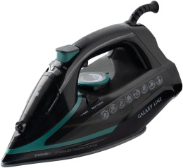 Утюг GALAXY LINE GL 6136, 3100Вт, черный/зеленый [7060161360]