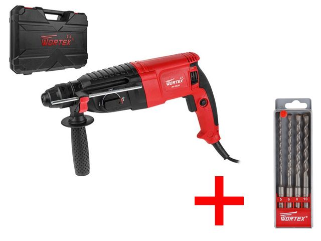 Перфоратор WORTEX LX RH 2628 в чем. + АКЦИЯ! буры в подарок 0329062A5