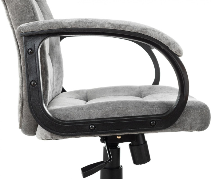 Кресло руководителя Бюрократ CH 002, ткань, до 120кг, серый