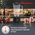 Блендер Moulinex Blendforce LM458810,  стационарный,  черный